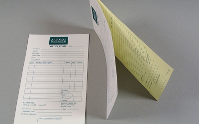 2-Part Carbonless Form