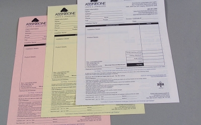 3-Part Carbonless Form
