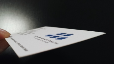 Premium Debossed Business Card