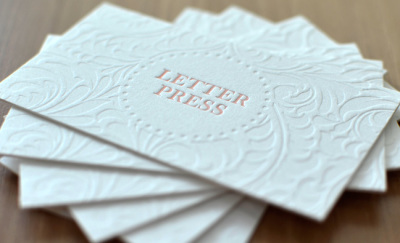 Letterpress Business Card