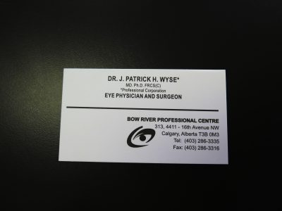 Offset Business Card