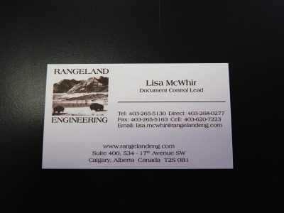 Offset Business Card