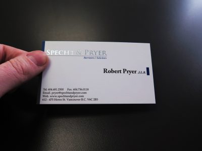 Foil Business Card