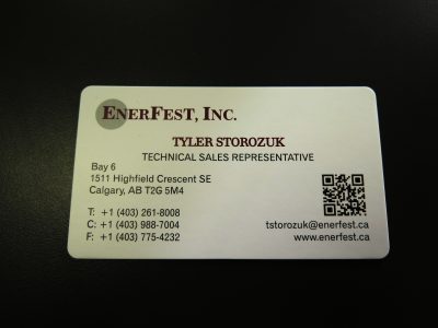 Digital Business Card with Rounded Corners