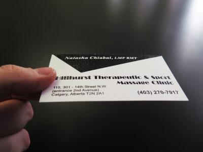 Raised Printing Business Card