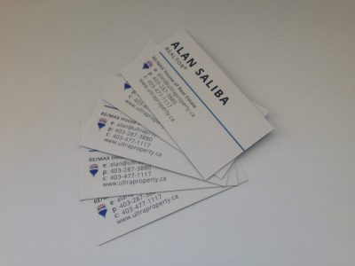 Silk Laminated Business Cards