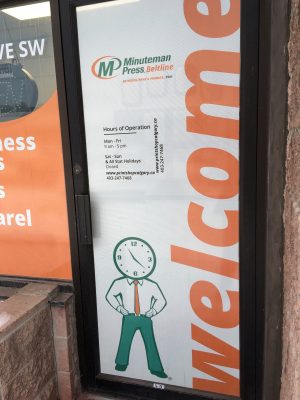 Perforated Window Graphics