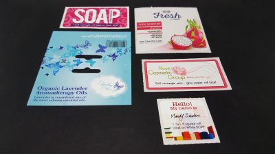 Assorted Stickers and Labels