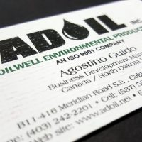 Raised Ink Business Card