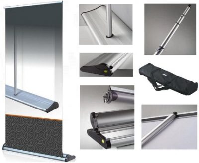 Telescoping Banner Stands