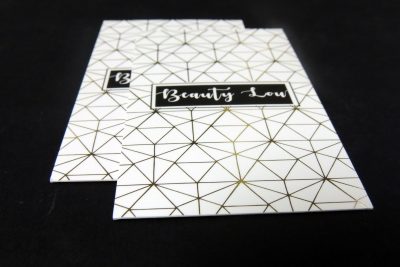 Gold Foil on White Card Stock