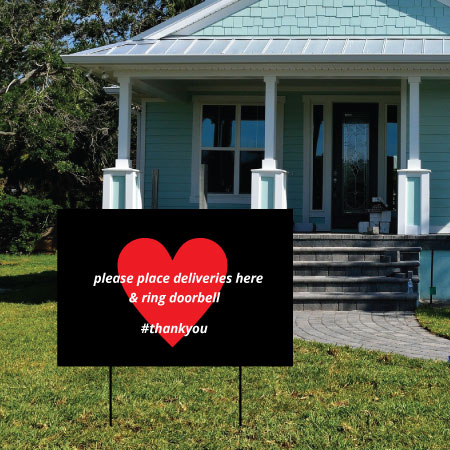 Drop Off Signs