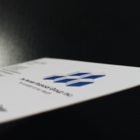 Debossed Business Card