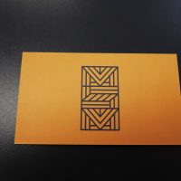 Embossed Business Card