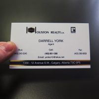 Foil Business Card