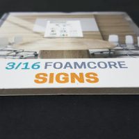 3/16 Foamcore Sign