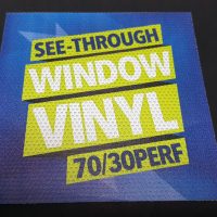 70/30 Perf See-Through Window Vinyl