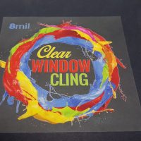 8mil Clear Window Cling