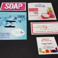 Assorted Stickers and Labels