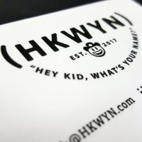 Raised Spot UV Business Card