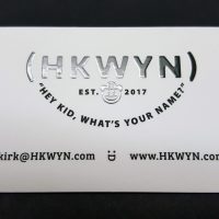 Raised Spot UV Business Card