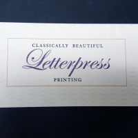 Letterpress Business Card