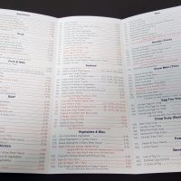Flyer Menu