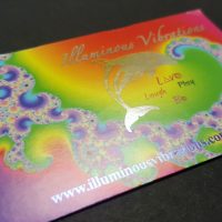 Multi-Colour Foil Business Cards