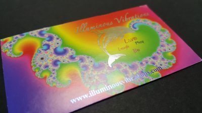 Multi-Colour Foil Business Cards