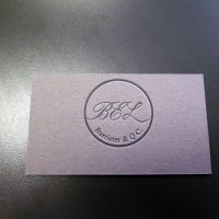 Letterpress Business Card