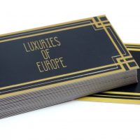 Raised Gold Foil Business Cards