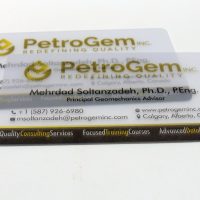 Clear Plastic Business Cards