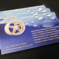 Spot UV Business Card